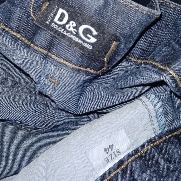 EU44 fits like a 12, Dolce & Gabbana Denim Maxi Skirt w/ Back Slit 100% Cotton - Picture 13 of 14